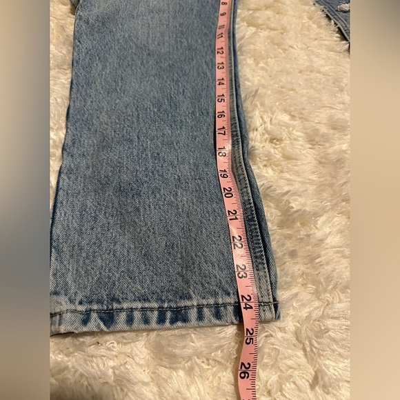 TOPSHOP Women’s Size 32 Light Wash Denim Blue Jeans EUC** - Picture 4 of 11